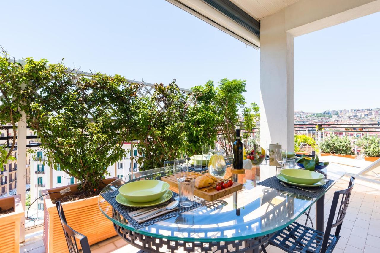 N'Attic A Vomero Penthouse Terrace By Napoliapartments Kültér fotó